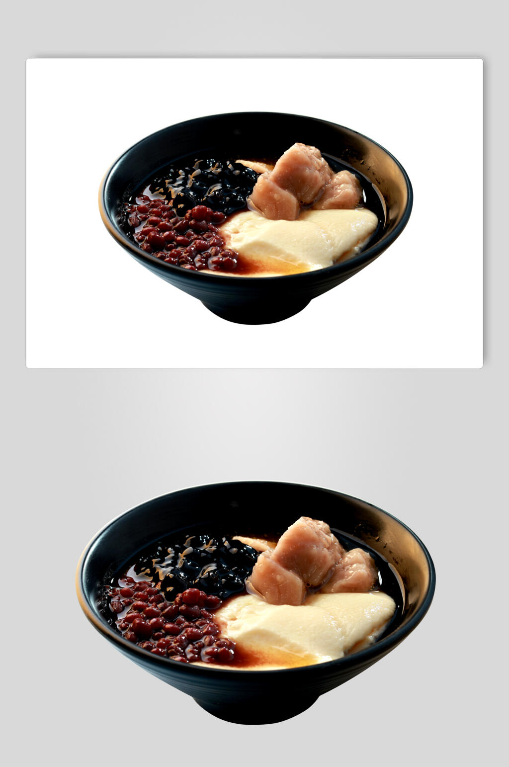 美味甜品红豆粉圆香芋豆花美食高清图片素材