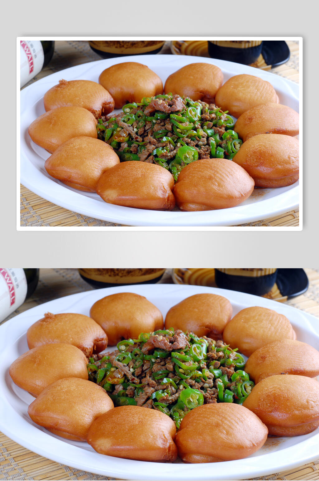 美味好吃夹饼兔菜品图片素材