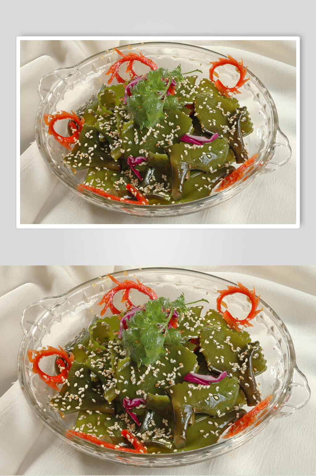 红油海带花美食高清图片素材