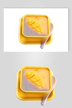 甜品芒果西米露美食摄影图片