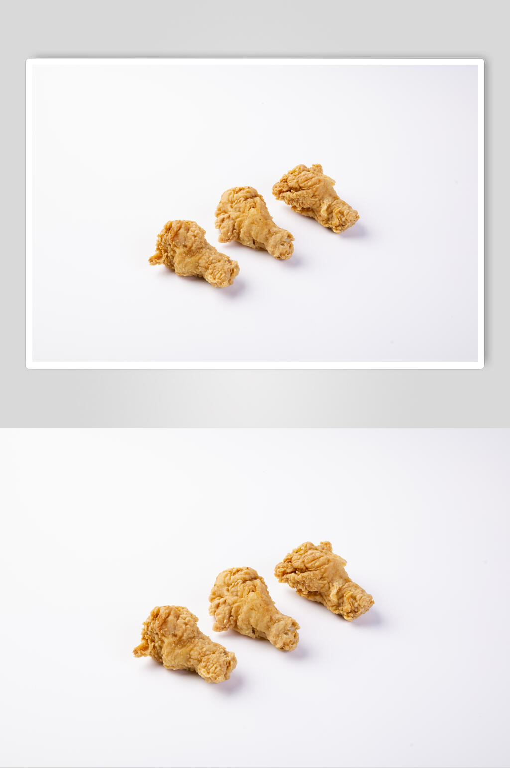 金黄美味鸡腿食品摄影图片素材