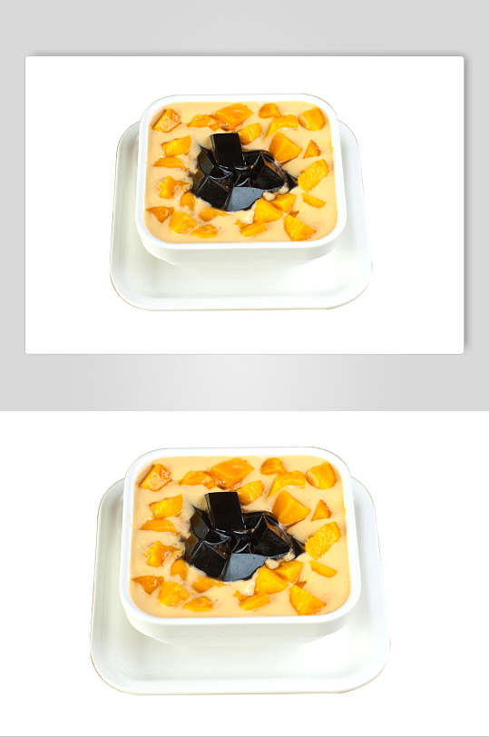 新鲜美味甜品芒果仙草下午茶图片