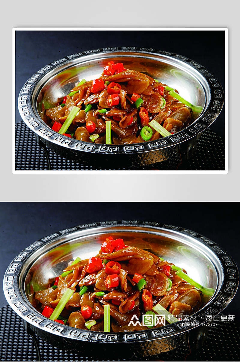 香辣干锅土豆片食品高清图片素材