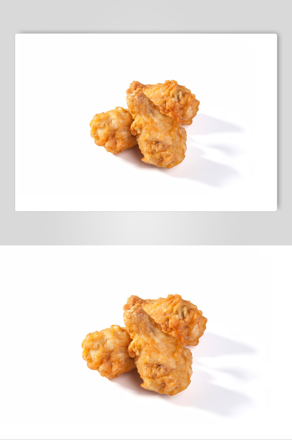 美味鸡腿炸鸡烤鸡白底美食图片素材