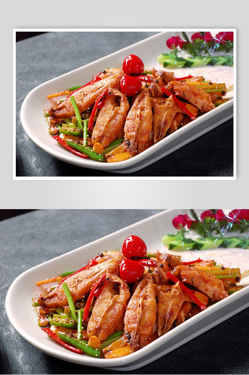 馋嘴耗儿鱼美食高清图片素材