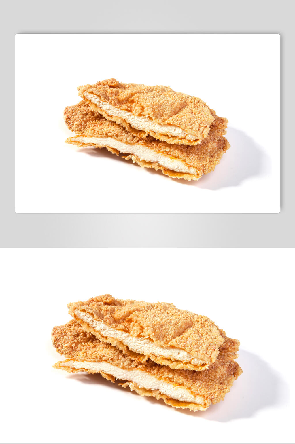 鸡排炸鸡烤鸡白底美食图片素材