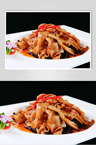 干锅酱捞鹅肠海带餐饮食品图片
