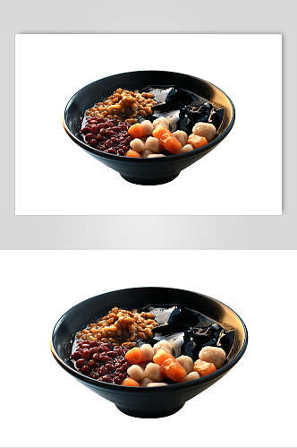 甜品红豆绿豆芋圆仙草美食高清图片