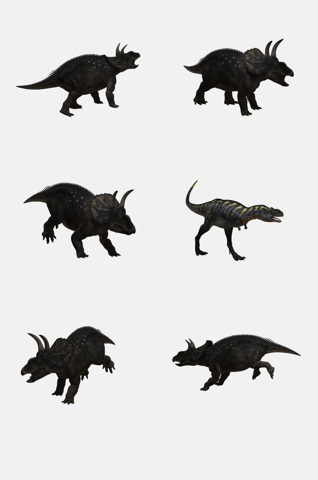 恐龙免抠元素素材