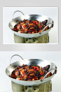 干锅香菇食品高清图片