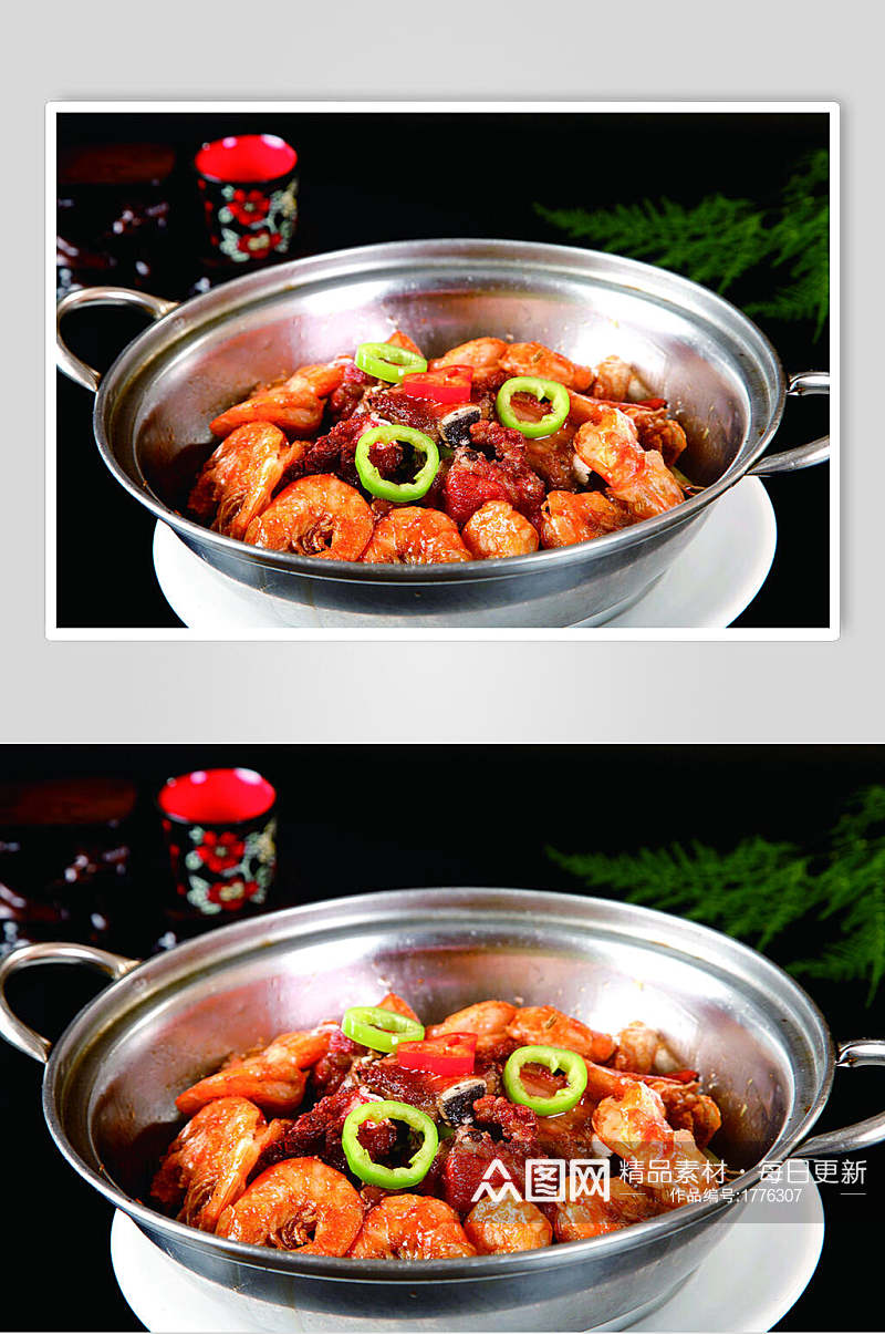 香辣虾菜品美食摄影高清图片素材