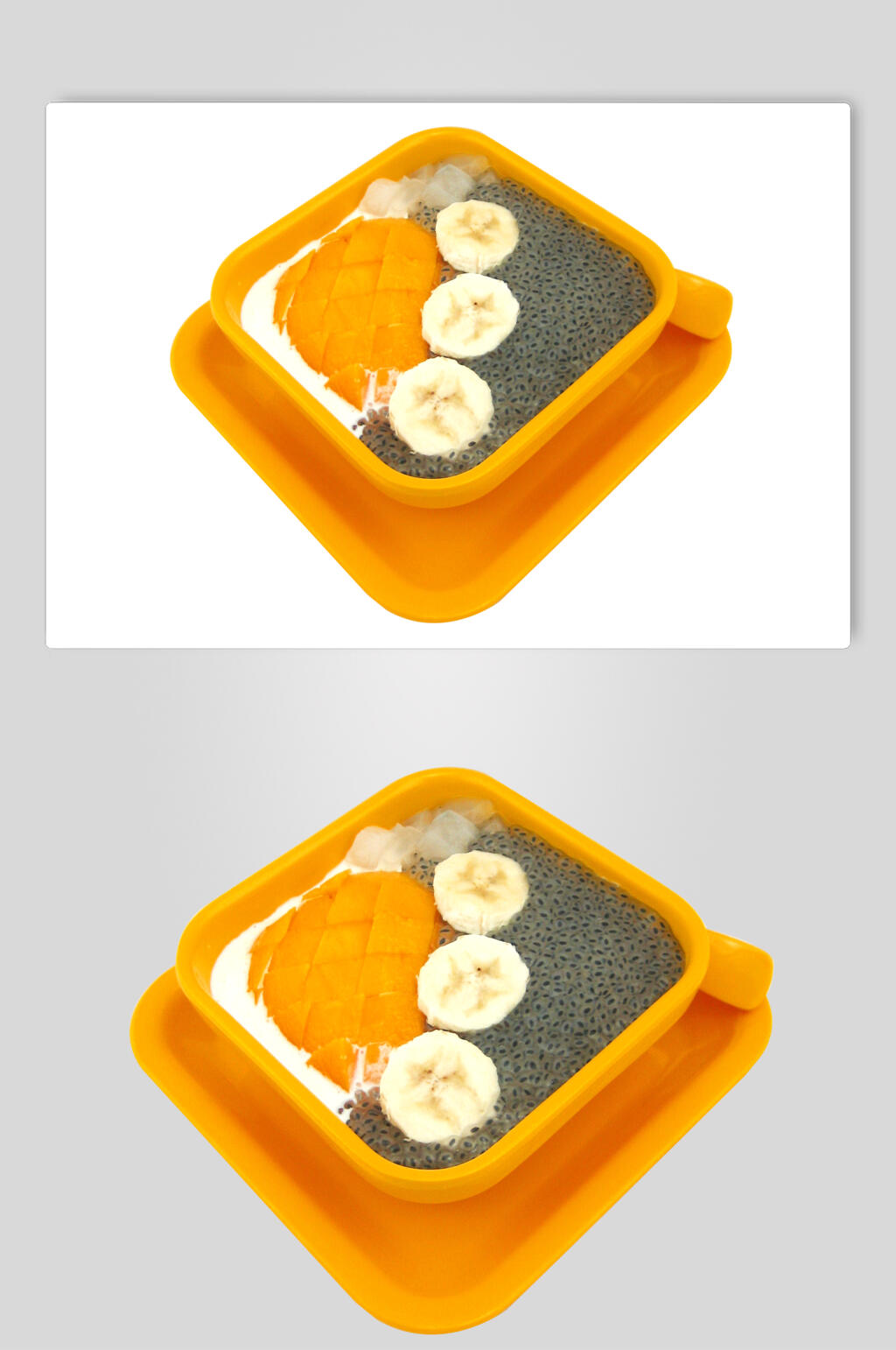 美味甜品水果捞图片素材
