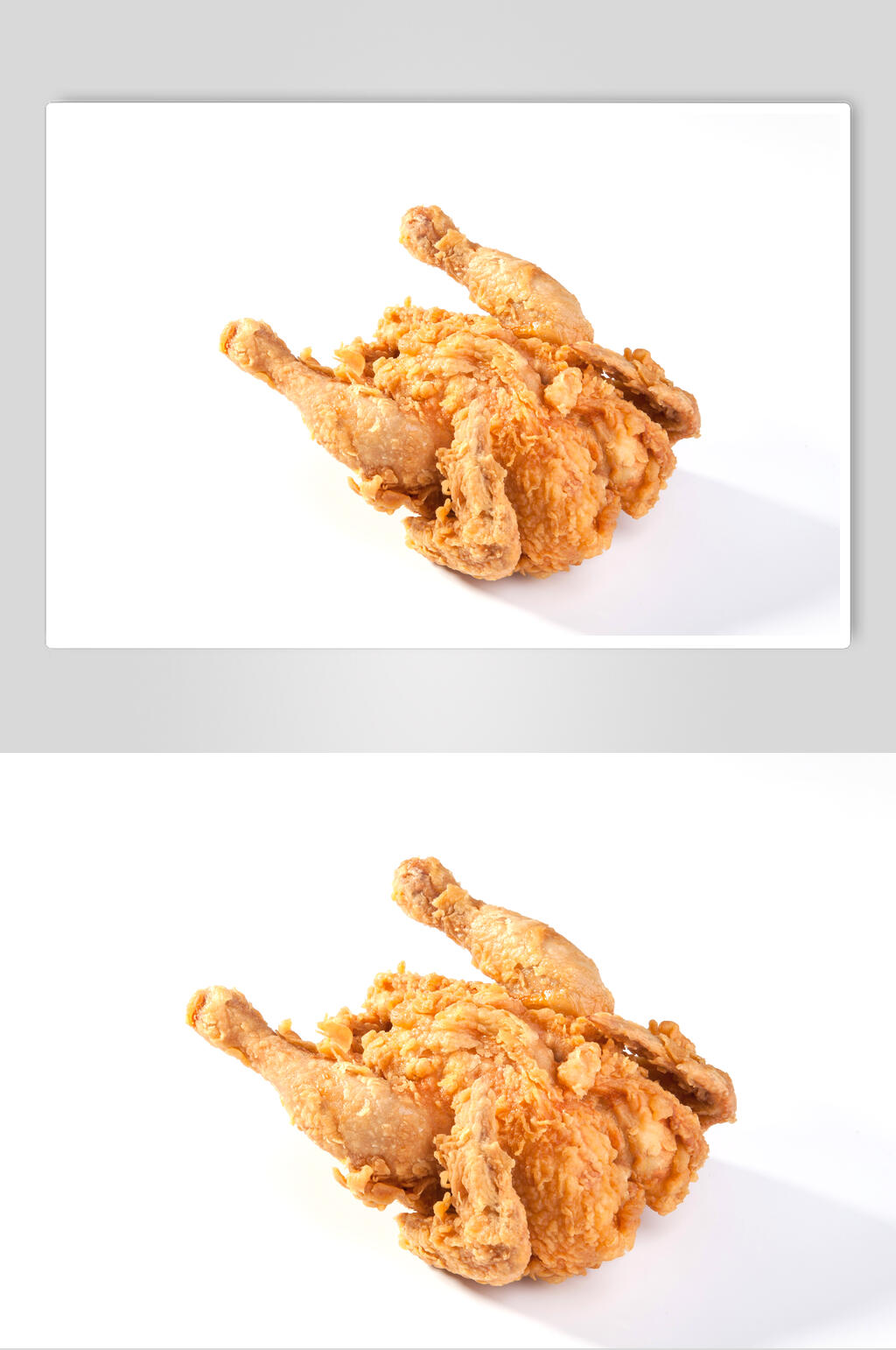 特色炸鸡烤鸡白底美食图片素材