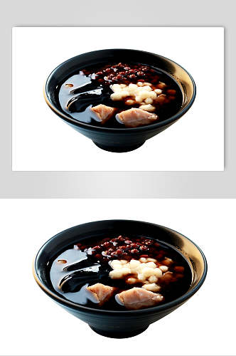 红豆香芋汤圆烧仙草美食图片