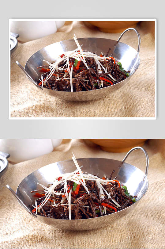 热干锅茶树菇图片