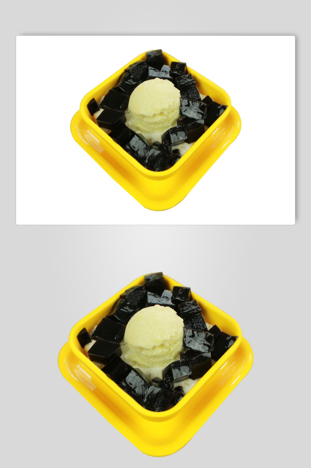 甜品冰淇淋仙草食品摄影图片素材