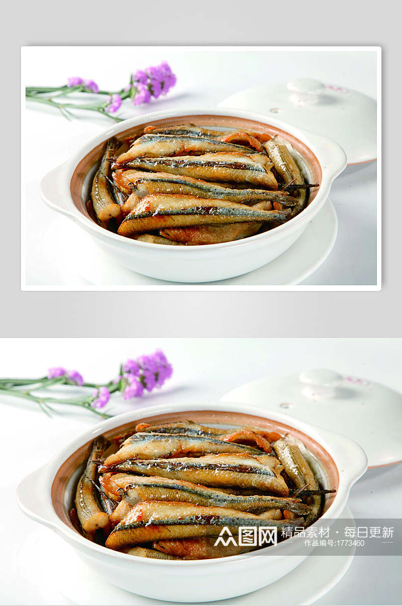 干锅银针鱼高清图片素材