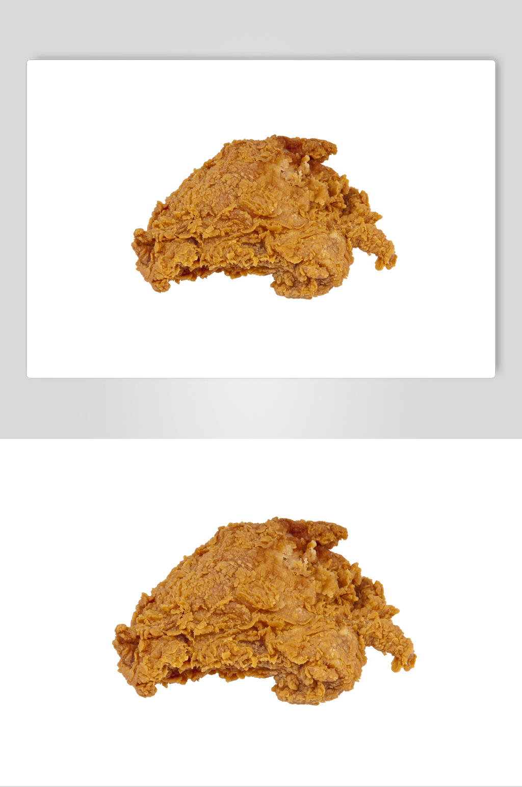 脆皮炸鸡烤鸡白底美食图片素材