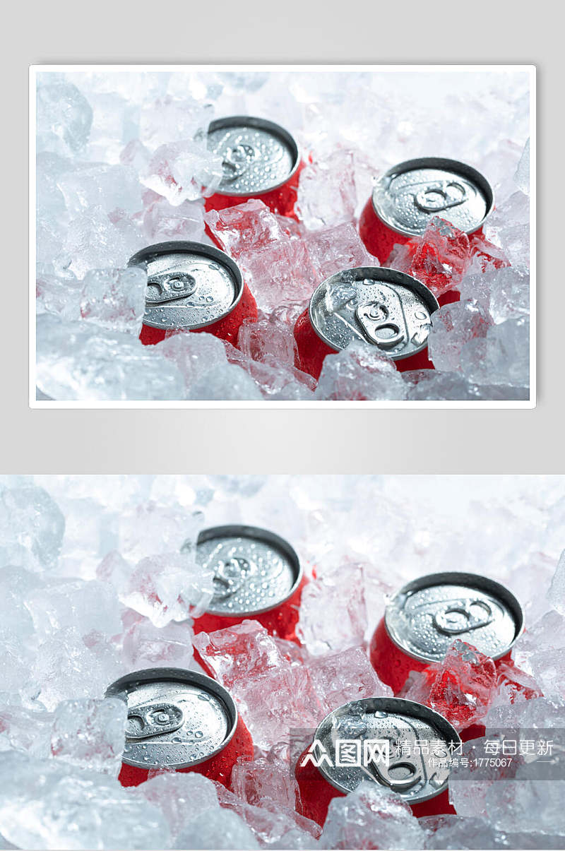 夏日可乐啤酒冰凉饮品饮料图片素材