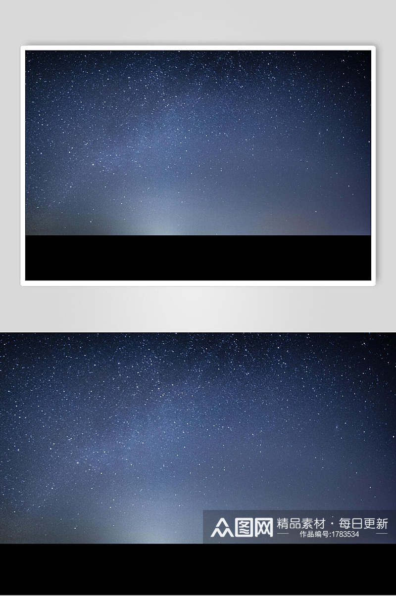 夜晚宇宙星空摄影图素材