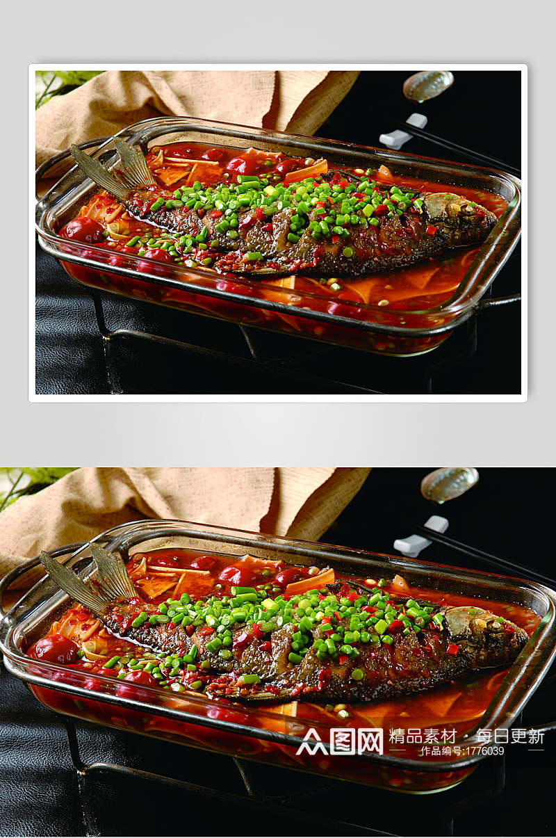 美味正宗红油烤鱼餐饮高清图片素材