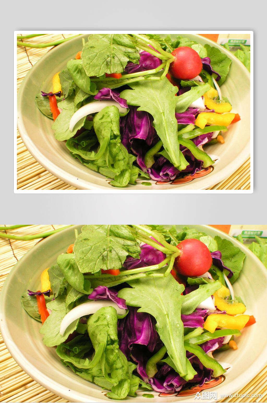 大碗杂拌蔬菜图片