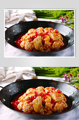 美味干锅花菜食品高清图片