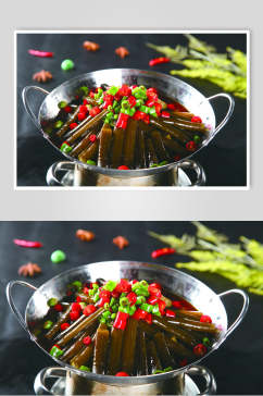 干锅香辣海笋食品高清图片