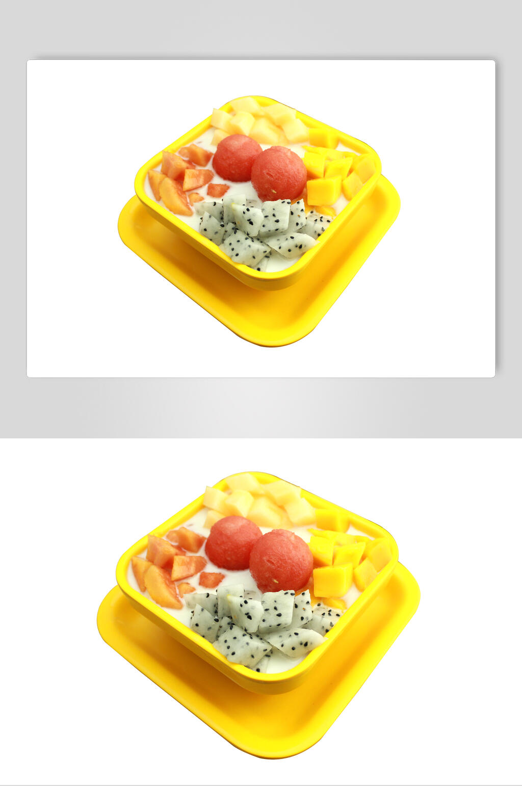 特色甜品水果捞食品摄影图片素材