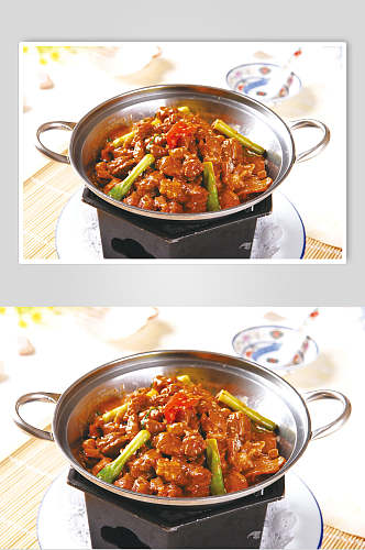 美味干锅羊肉餐饮食品图片
