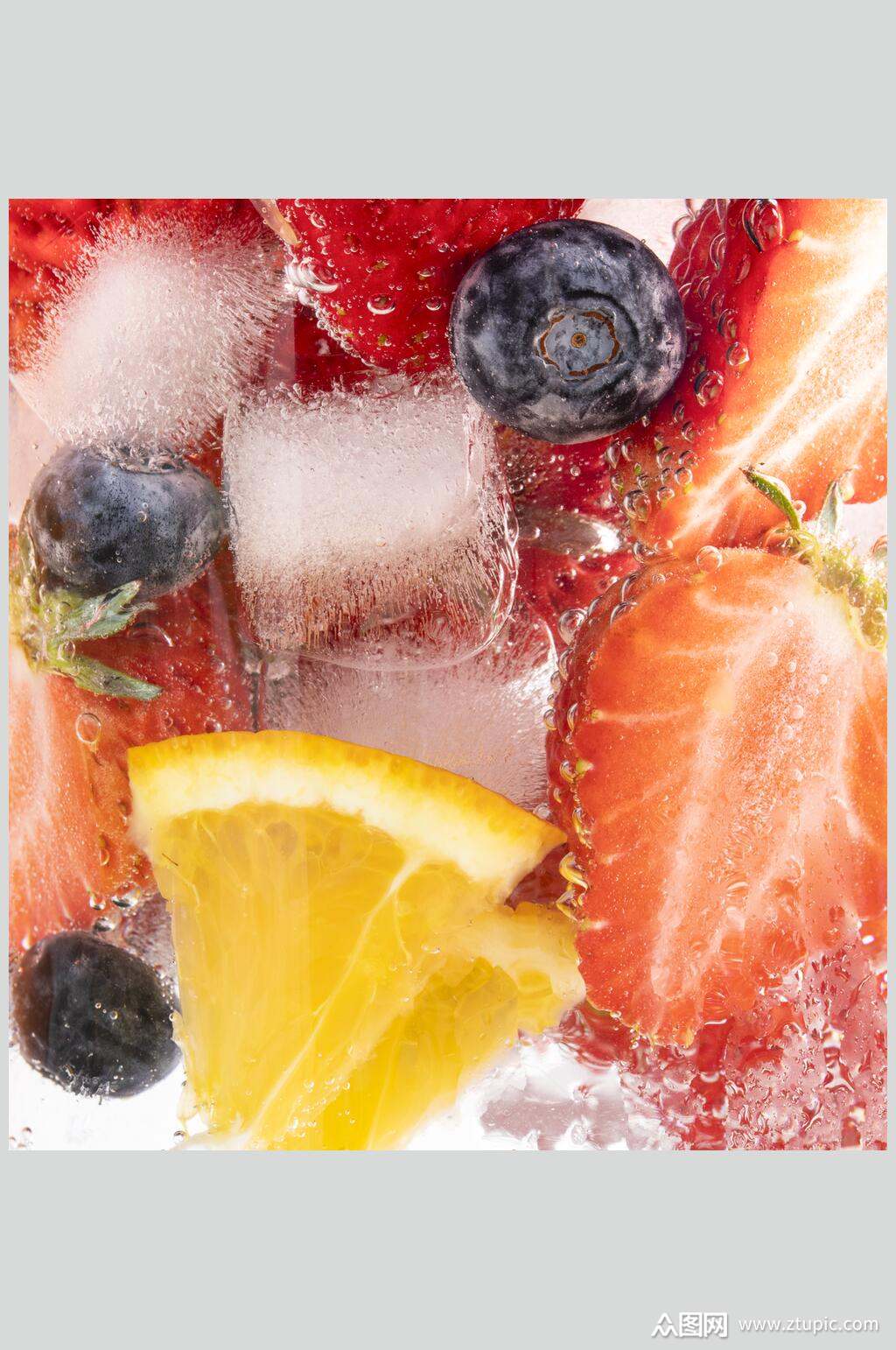 冰爽冰镇水果图片模板下载-编号1772181-众图网