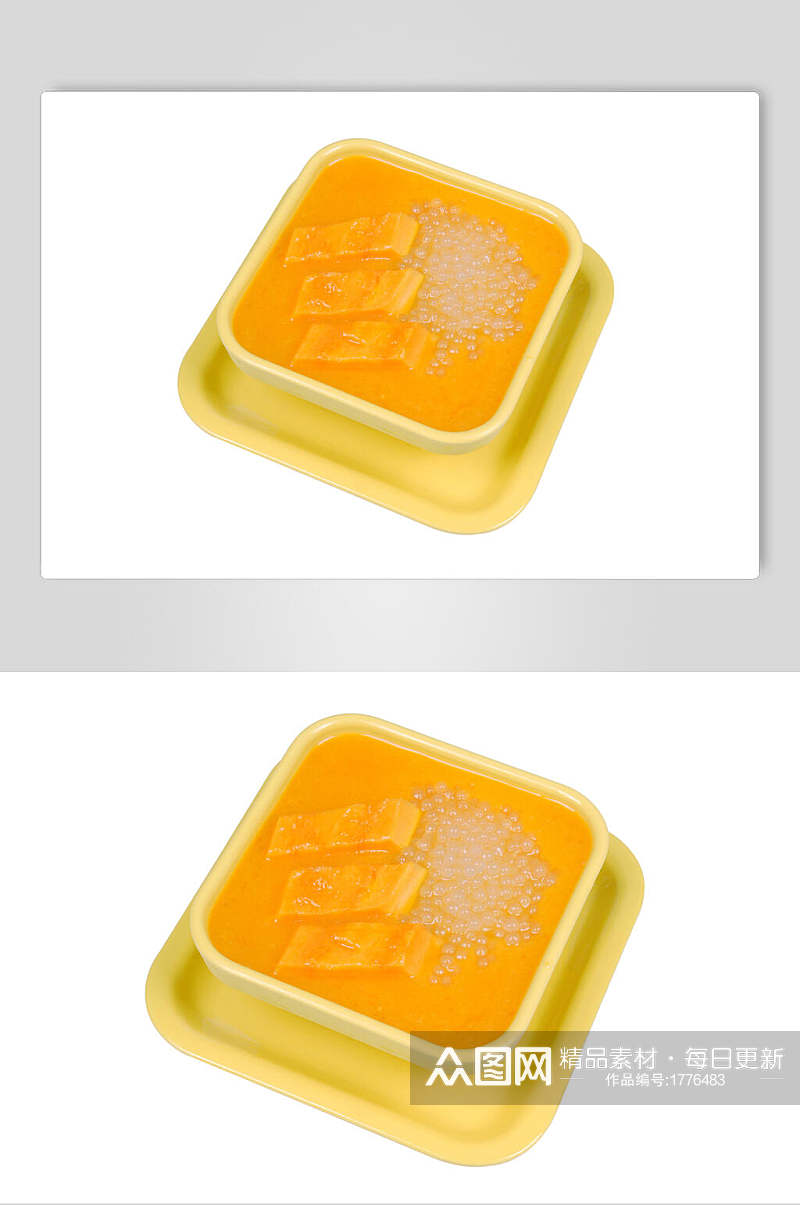 甜品芒果西米露食品图片素材