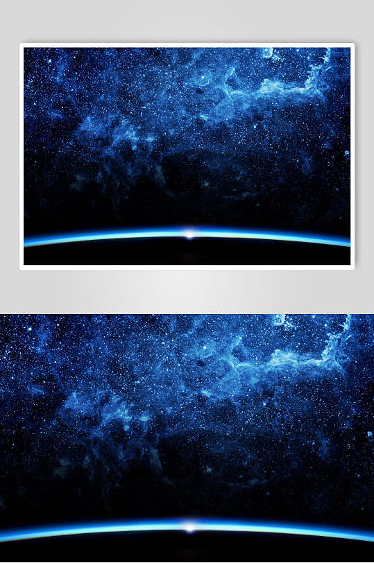 夜空太空宇宙星空摄影图