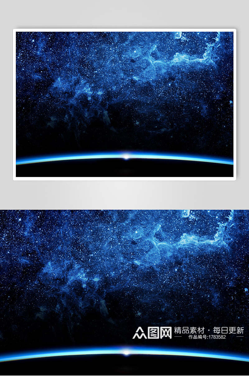夜空太空宇宙星空摄影图素材