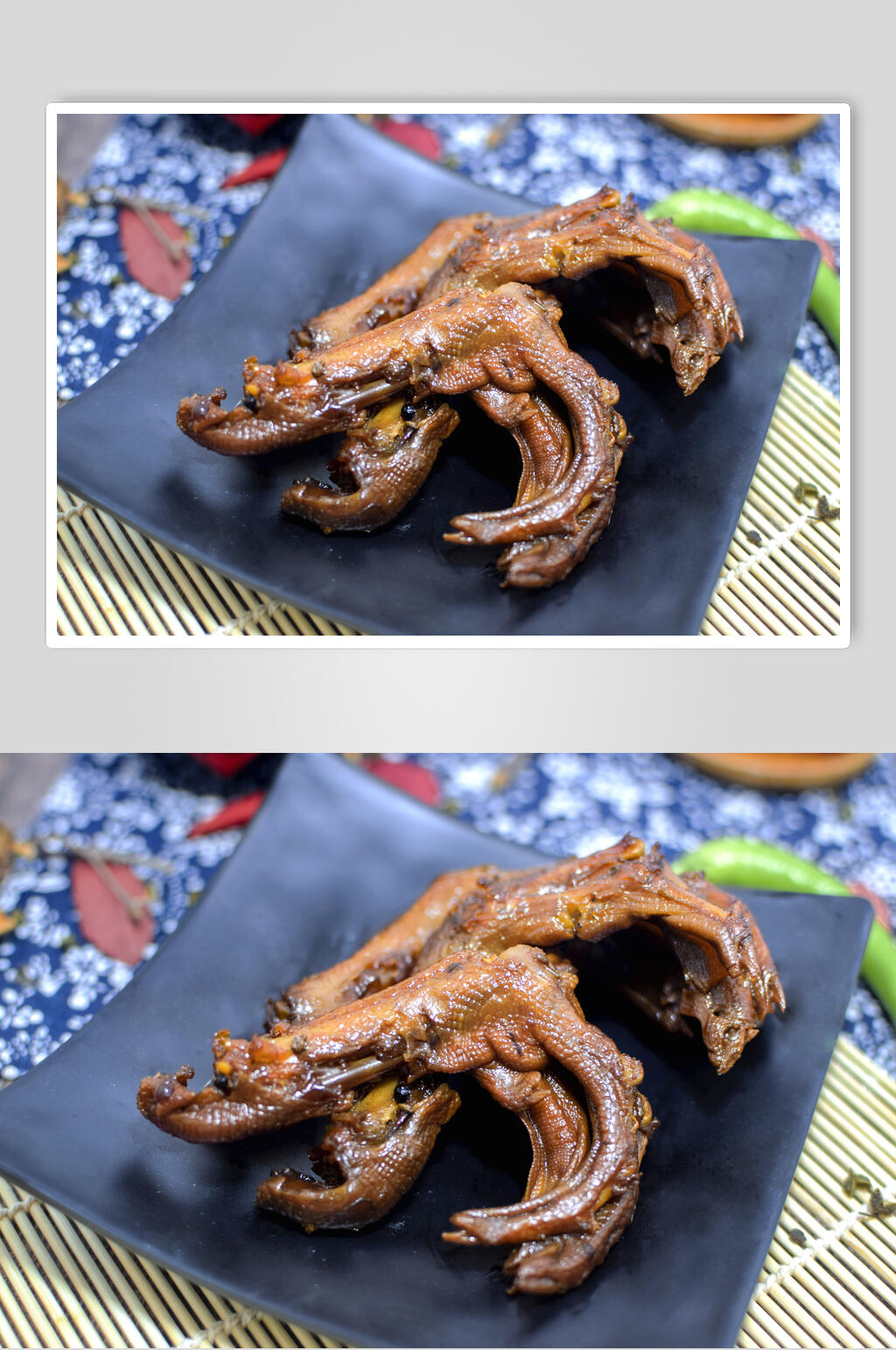 美味鸭爪烧腊美食图片素材