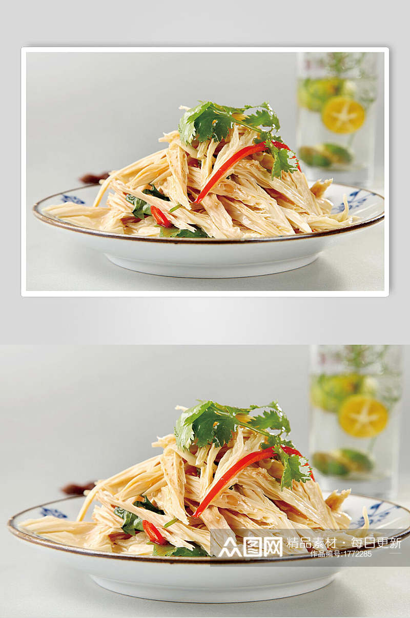 腐竹卤味美食摄影图片素材