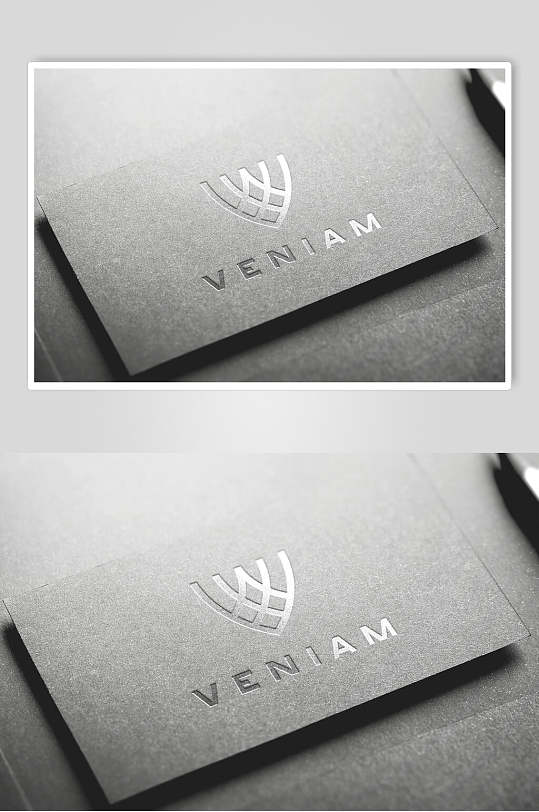 时尚高端LOGO样机贴图效果图-众图网