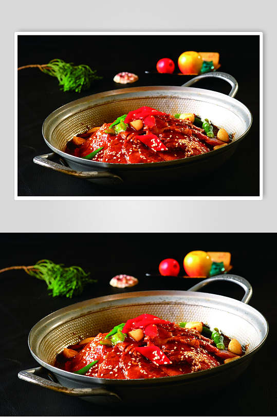 干锅牛肉餐饮食品图片