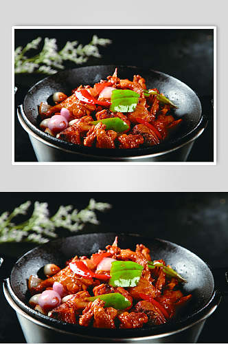 干锅土鸡餐饮食品图片