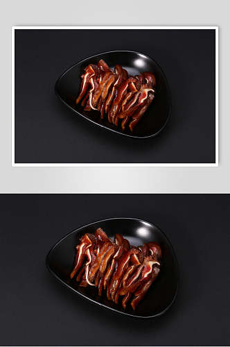 猪耳朵卤味美食摄影图片