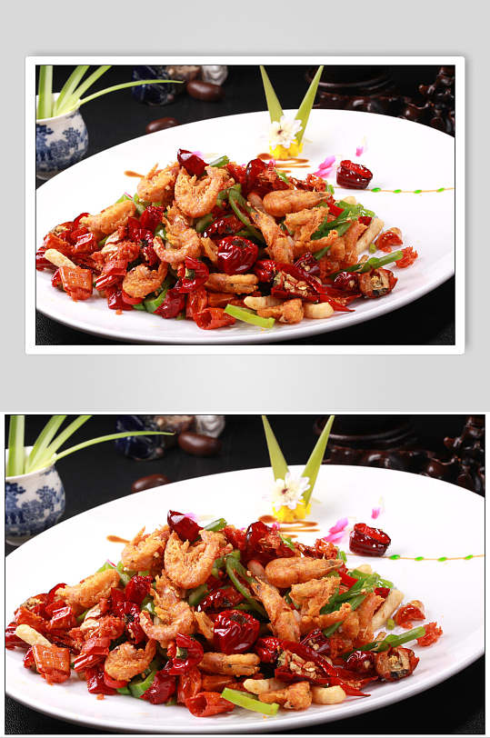 海鲜香辣虾食品图片