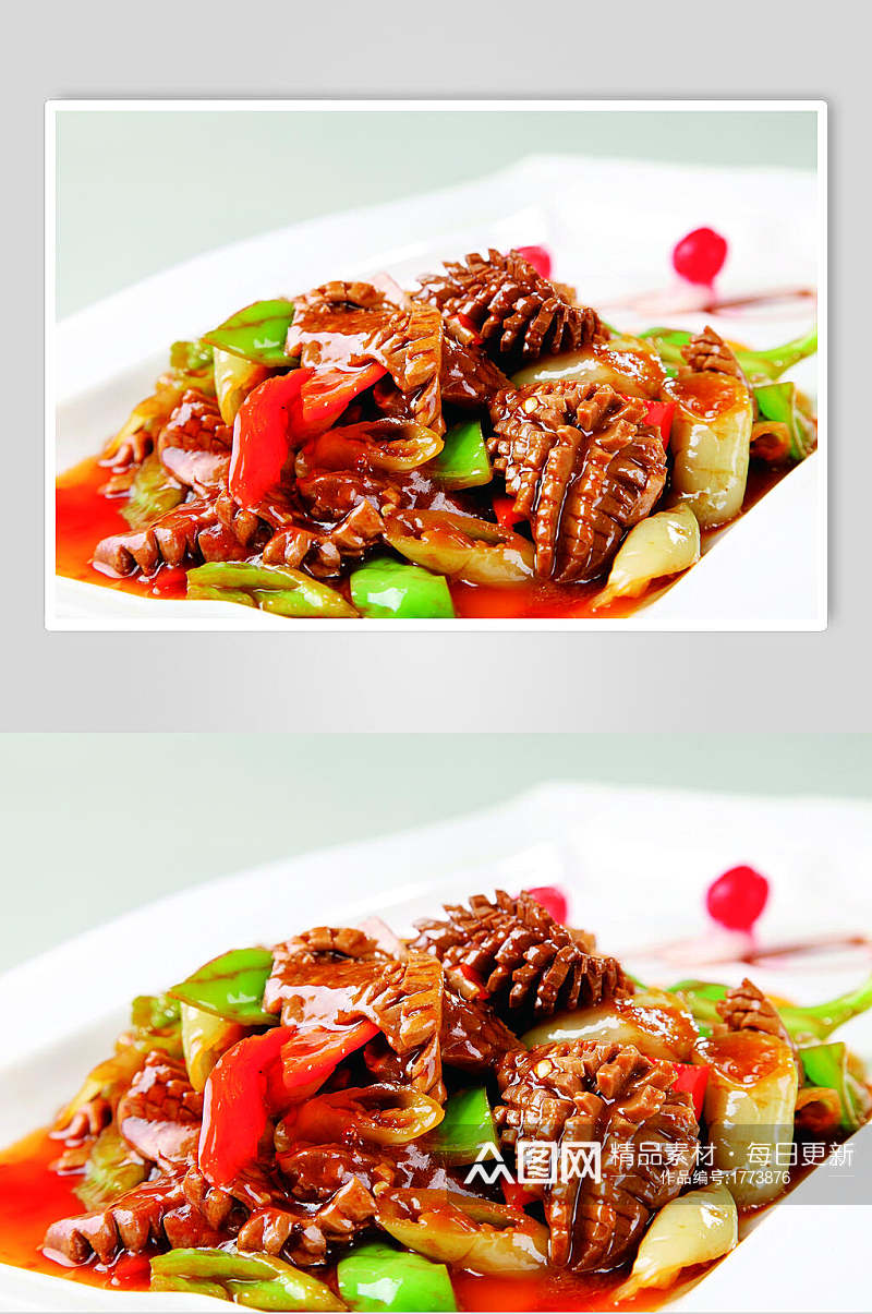 干锅白板爆腰花餐饮食品图片素材