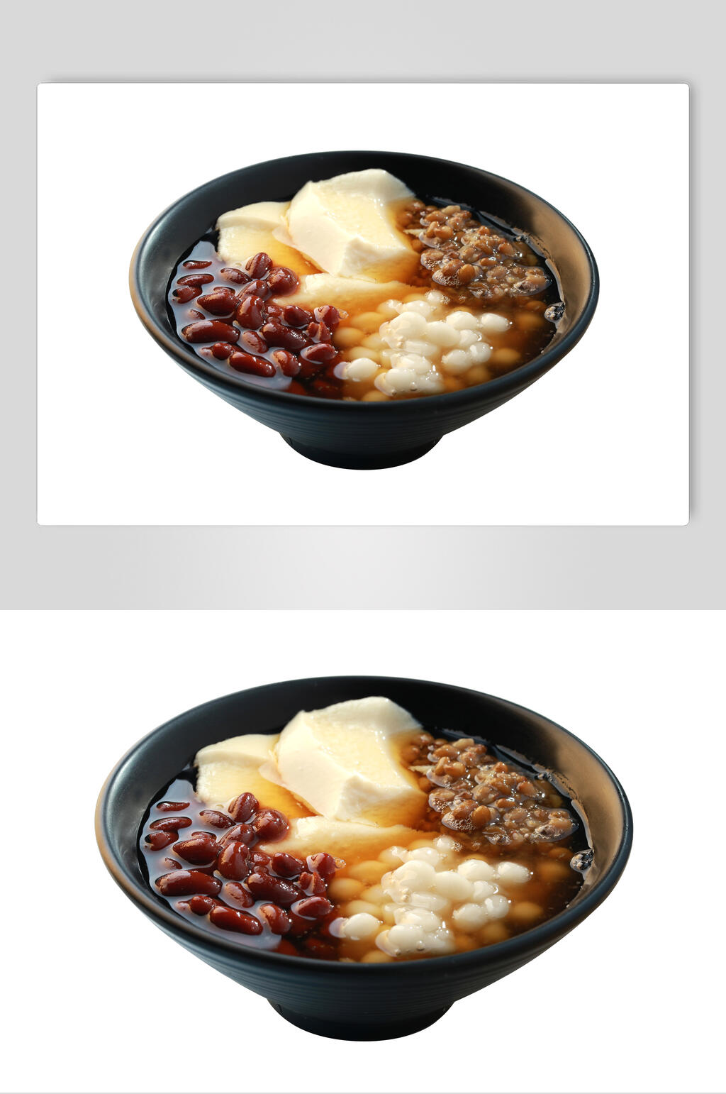 美味蜜豆绿豆汤圆豆花美食图片素材