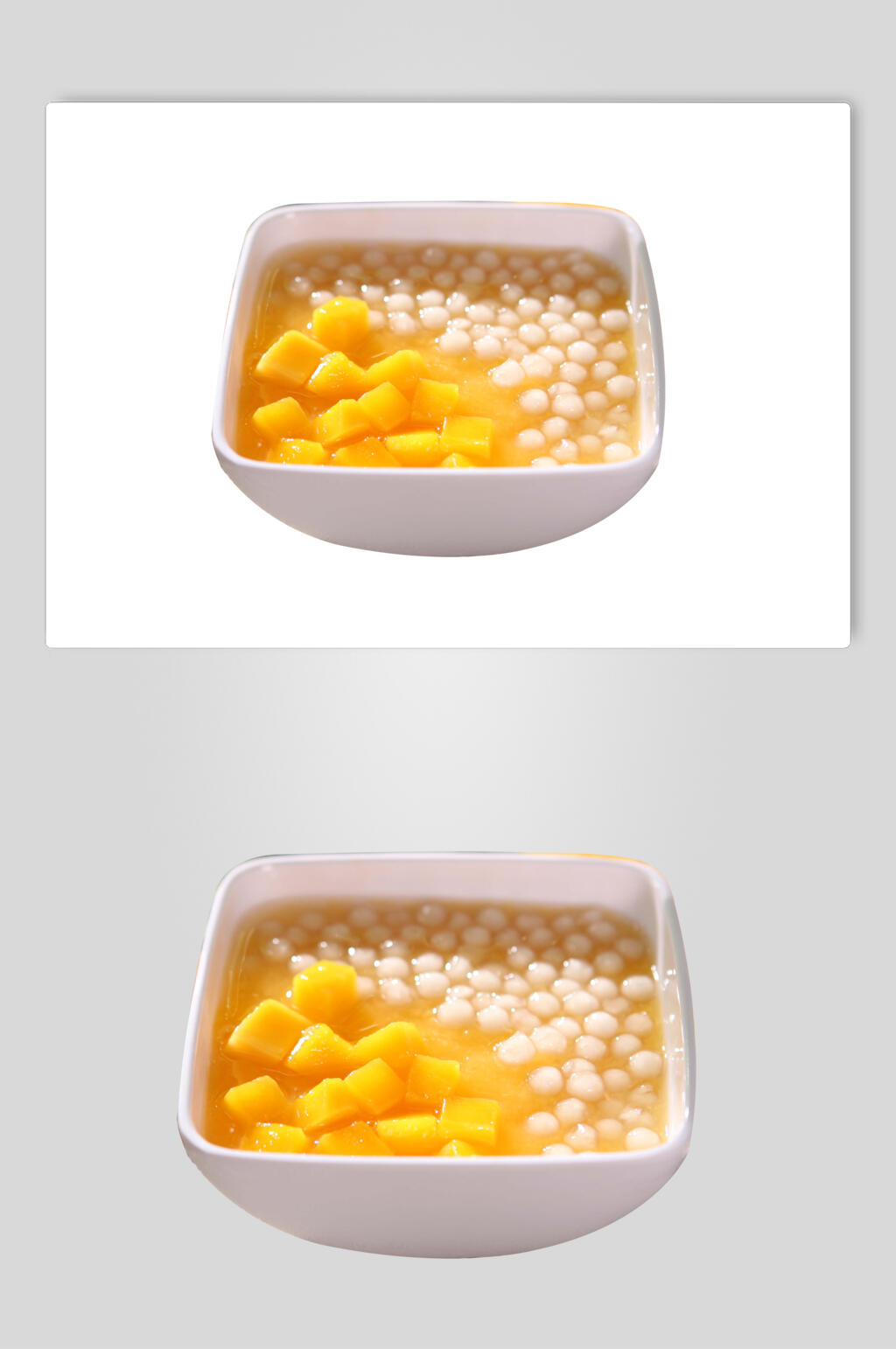 甜品芒果汤圆食品图片素材
