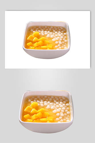 甜品芒果汤圆食品图片