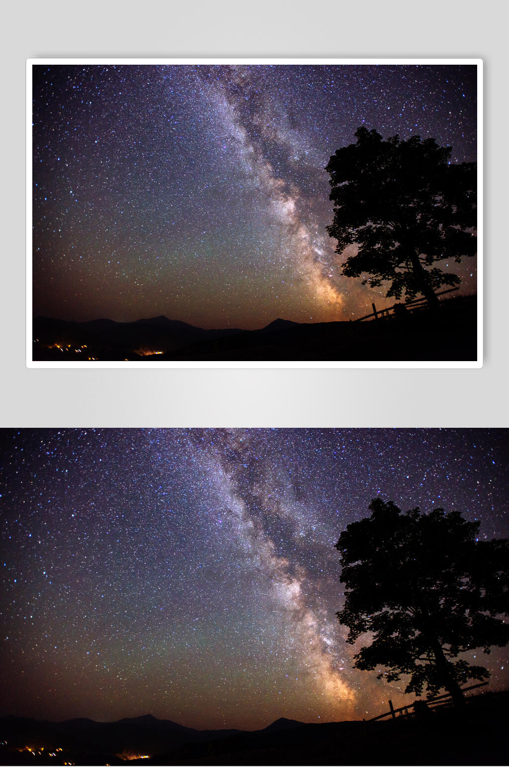 夜空太空宇宙星空摄影图素材