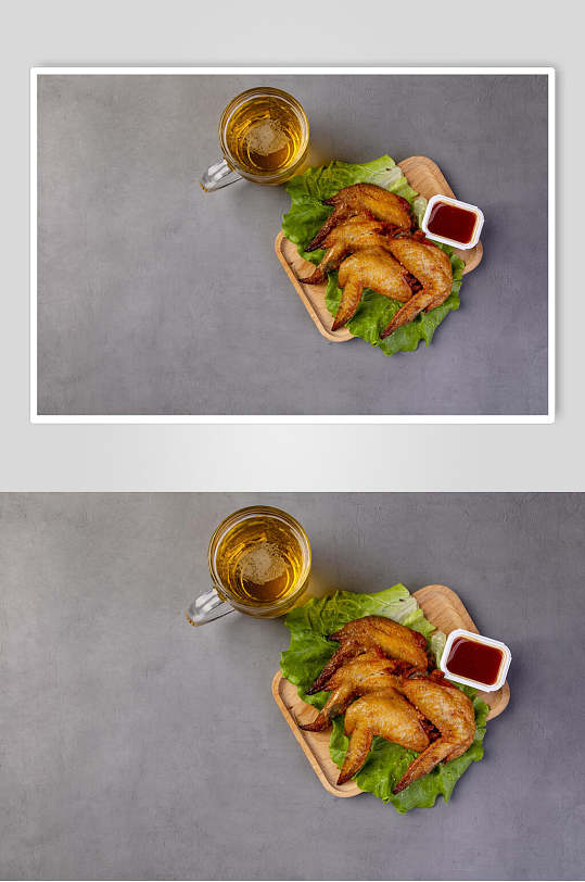 鸡翅烤翅套餐图片