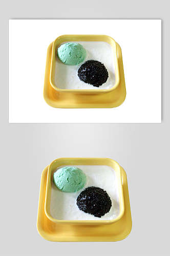 甜品冰淇淋椰奶西米露食品图片