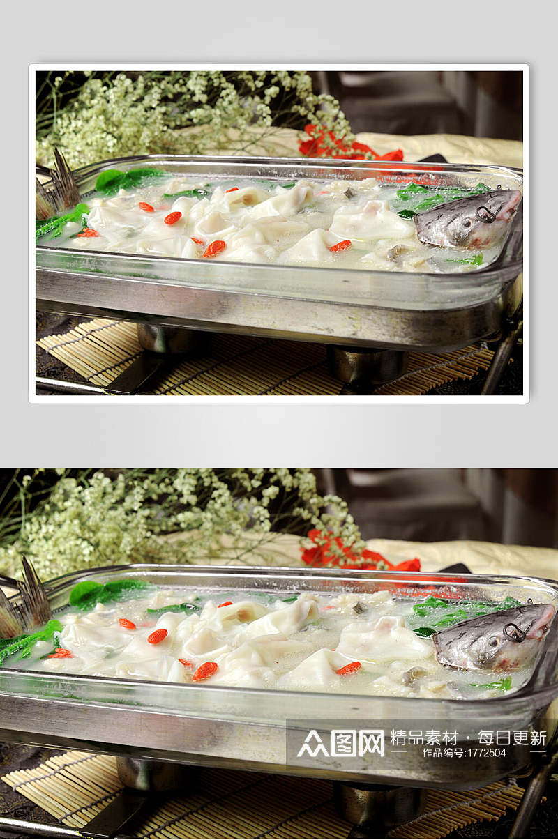 金椒江团美食摄影图片素材