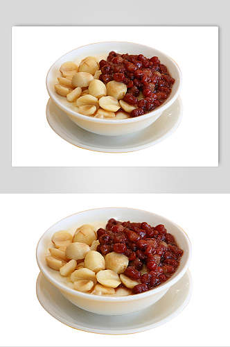 甜品红豆花果食品摄影图片
